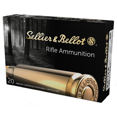 Sellier & Bellot Rifle 9.3mmx72R 193 gr Soft Point 20 Per Box/ 20 Case -  SB9372RA