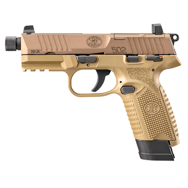 FN 66101009 502 Tactical 22 LR FDE Semi Automatic Handgun