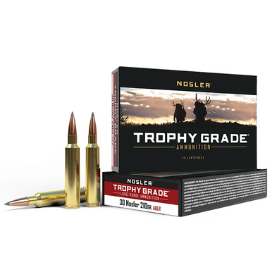 Nosler Trophy Grade Long-Range 30 Nosler 210 gr Spitzer AccuBond Long Range - 60118