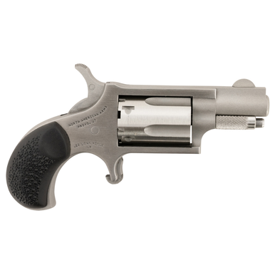 North American Arms Mini-Revolver Carry Combo 22 LR 5 rd 1.13" Barrel - Stainless Steel Barrel/Cylinder/Frame, Black Rubber Grip
