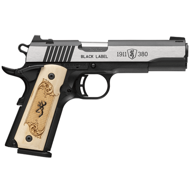 Browning 1911-380 Black Label Medallion Maple Full Size 380 ACP with 4.25" Stainless Steel Barrel - 051998492