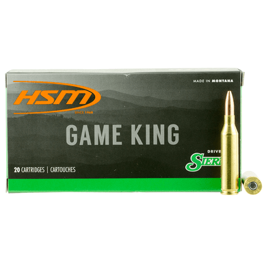 HSM 2439N Game King 243 Win 85 gr Sierra GameKing Spitzer Boat Tail 20 Per Box