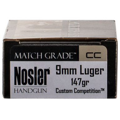 Nosler Assured Stopping Power Handgun 9mm Luger 147 gr Jacket Hollow Point - 51325
