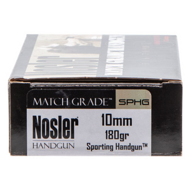 Nosler Assured Stopping Power Handgun 10mm Auto 180 gr Jacket Hollow Point - 51412