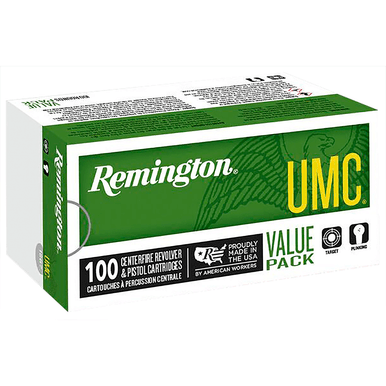 Remington Ammunition 23771 UMC Value Pack 38 Special +P 125 gr Jacket Hollow Point 100 Per Box