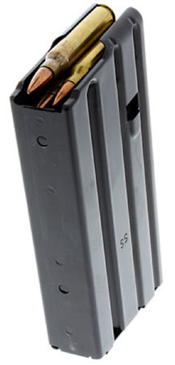 DuraMag SS 20rd 5.56x45mm Caliber NATO for AR-15 Black w/Orange Follower Magazine - 2023041178CPD