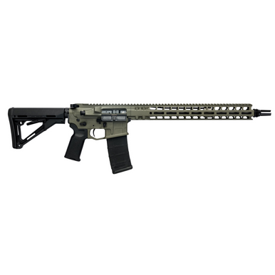 Radian Weapons Model 1 223 Wylde with 16" Threaded 416R Stainless Steel Barrel, OD Green Cerakote, and Magpul Pistol Grip & Collapsible Stock - R0541