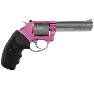 Charter Arms Pathfinder Lite 22 LR with 4.20" Matte Stainless Steel Barrel & Cylinder and Pink Aluminum Frame - 52232