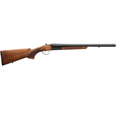 Chiappa Firearms 500 Field 12 Gauge Break Open Shotgun with 20" Black Steel Side By Side Barrel and Fixed Walnut Wood Stock - 930.360