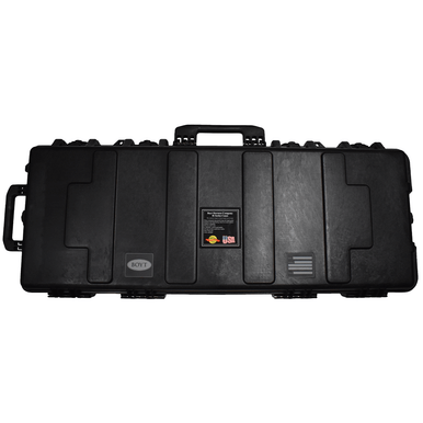 Boyt H41XD Tactical Rifle Case with Solid Foam Insert and Wheels 43" Polymer Black
