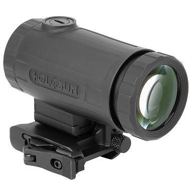 Holosun HM3XT Magnifier - Black Anodized Titanium, 3x zoom