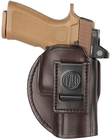 1791 Gunleather 4-Way IWB/OWB Size 06 Signature Brown Leather Belt Clip - 4WH6SBRR