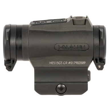 Holosun  Green Dot Sight with 2 MOA Dot/65 MOA Circle Reticle, 1x20mm, Black - HE515GTGR