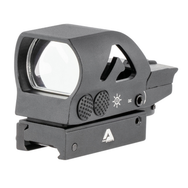 Aim Sports Full Size Reflex Sight with Red/Green Multi Reticle, Matte Black, 1x34mm - RT506C