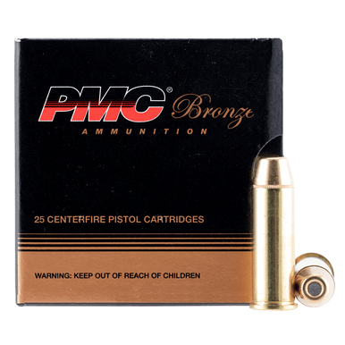PMC Bronze 44 Rem Mag 240 gr Truncated Cone Soft Point 25 Per Box 44D