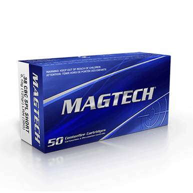Magtech Range/Training 38 Special 125 gr Lead Round Nose - 50 Rounds Per Box, 20 Boxes Per Case 38G