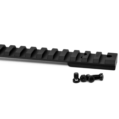 Warne Savage Vapor Short Action Rifle Picatinny Rail in a Black Anodized finish and 0 minutes of angle- 156632