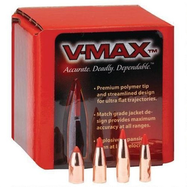 Hornady 22440 V-Max 6mm .243 87 gr V Max 100 Per Box