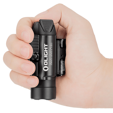 Olightstore Usa Inc BALDRPROBK1 Baldr Pro Black Anodized 300/500/1,350 Lumens White LED Green Laser