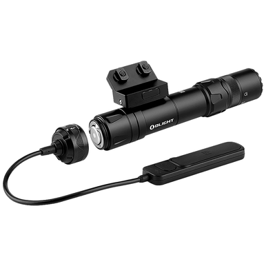 Olightstore Usa Inc ODINGLPBK Odin GL Black Anodized 300/550/1,500 Lumens White LED Green Laser