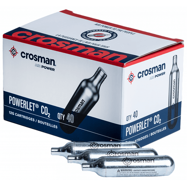 Crosman 23140 Powerlet CO2 12 Grams 40 Per Pkg
