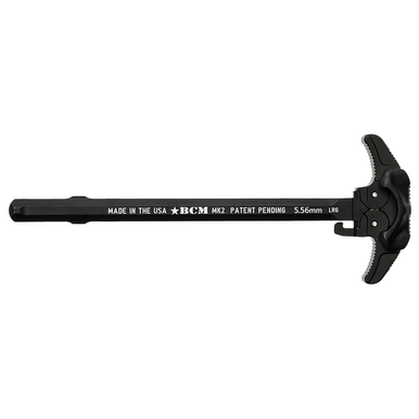 BCM GFHMK2LRG Asymmetric MK2 Charging Handle Compatible w/ Mil-Spec AR-15 Black 7075 T-6 Aluminum
