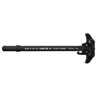 BCM GFHMK2LRGAMBI Ambidextrous MK2 Charging Handle Compatible w/ Mil-Spec AR-15 Black 7075 T-6 Aluminum