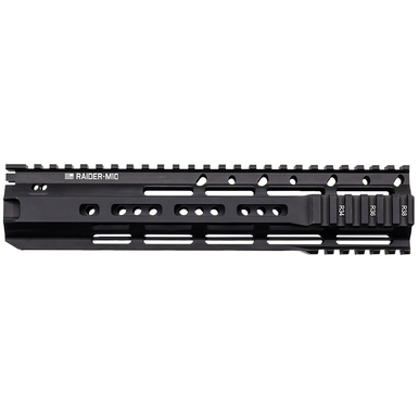 BCM RAIDERM10556BL RAIDER-M13 Rail Black Anodized 10.00" M-LOK Free-Floating Style Made of Aluminum for AR-Platform