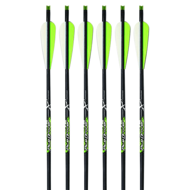 Carbon Express 52140 Piledriver Crossbolt Green 20" Carbon Fiber 6 Pack