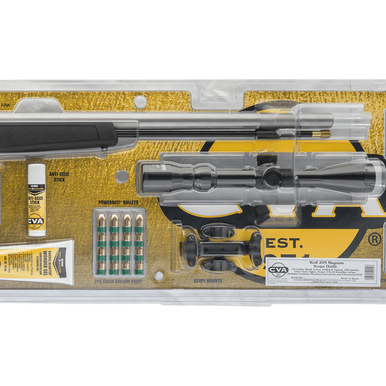 CVA PR2117SVPS Wolf V2 50 Cal 209 Primer 24" Black Powder Rifle