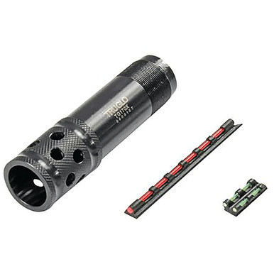 TruGlo TGTG178XC Gobble•Stopper Xtreme Combo Mossberg 835/935 20 Gauge Ported Choke, Gobble Dot Dual Color Fiber Optic Sights