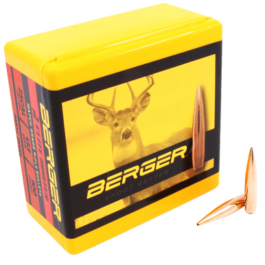 Berger Bullets 25586 Elite Hunter Outer Limits 25 Cal 133gr Boat Tail 100/Box