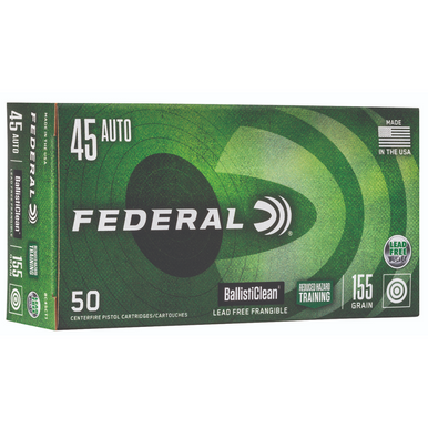Federal BallistiClean Reduced Hazard Training 45ACP Ammunition - BC45CT1