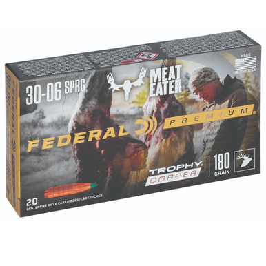 Federal Premium 30-06 Springfield 180gr Trophy Copper Rifle Ammunition - P3006TC1