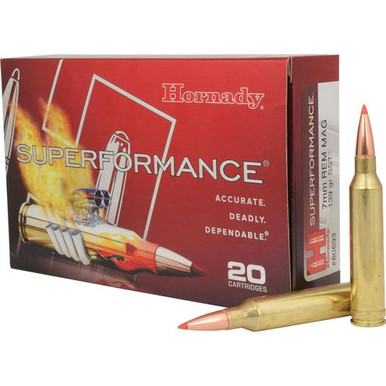 Hornady Superformance 7mm Remington Magnum 139 GR SST 20 Bx