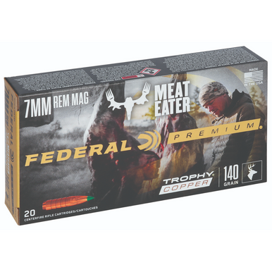 Federal Premium 7mm Rem Mag 140gr Trophy Copper Rifle Ammunition - P7RTC2