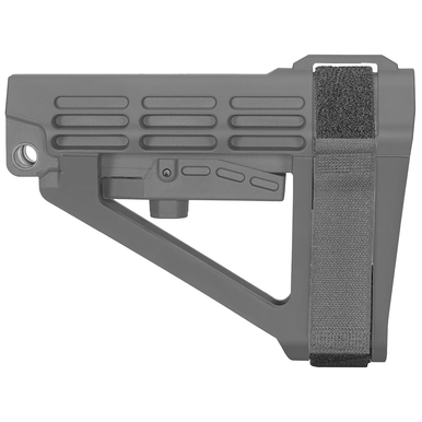 SB Tactical SBA4X03MSB SBA4 X Stealth Gray Adjustable Synthetic AR-Platform