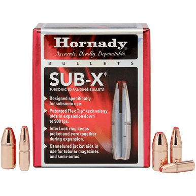 Hornady 45052 Sub-X 45 Cal 410 gr Subsonic eXpanding 50 Per Box