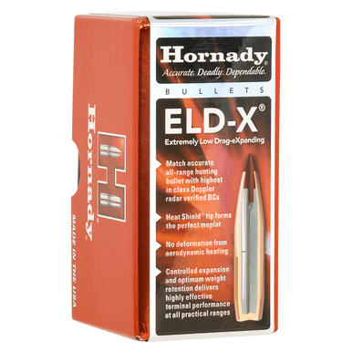 Hornady 22833 ELD-X 22 Cal .224 80 gr Extremely Low Drag Match 100 Per Box