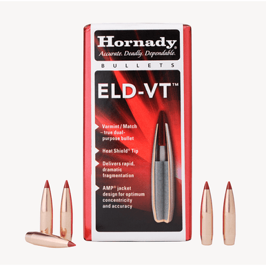 Hornady Reloading Bullets 26103 ELD-V 6.5mm .264 100 gr 100 Per Box