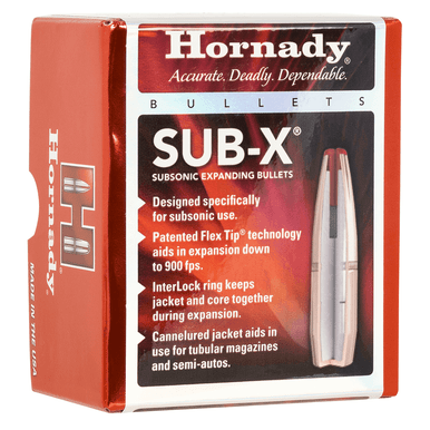 Hornady 3148 Sub-X 7.62x39mm 255 gr 100 Per Box