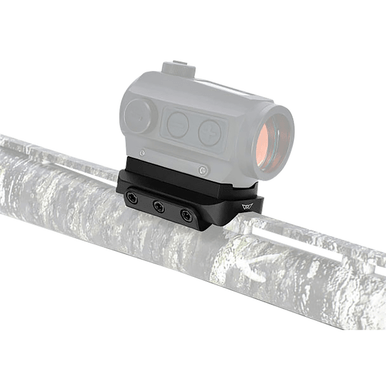 Warne Red Dot Aimpoint T-1/T-2 Shotgun Rib Mount in Black Anodized-164327