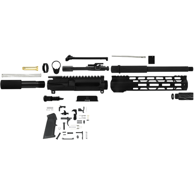 TacFire SSPK300LPK10 AR Build Kit Pistol 300 Blackout AR Pistol Platform Black Parkerized Steel 5/8"-24 tpi