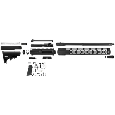 TacFire SSRK9MM16LPK AR Build Kit Rifle 9mm Luger AR-15 Black Nitride Steel 1/2"-36 tpi