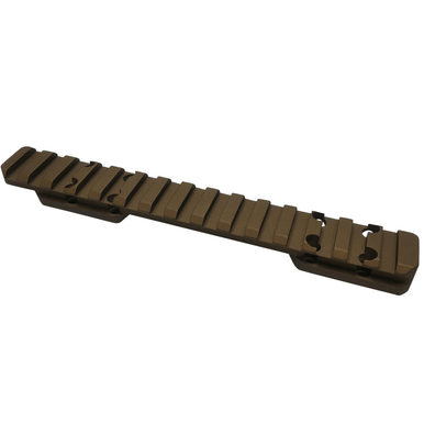 Talley Browning X-Bolt Long Action 0 MOA Picatinny Rail in Smoked Bronze - 154535