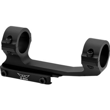 Warne MSR 1 inch 20 MOA Scope Mount and Ring Combo in Matte Black Aluminum - 152116