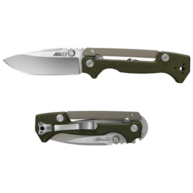 Cold Steel CS58SQ AD-15 3.50" Folding Plain Spear Point Knife