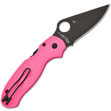 Spyderco C223PNBK Para 3 Lightweight Breast Cancer EDC Knife