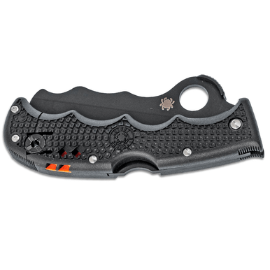 Spyderco C79PSBBK Assist Lightweight 3.69" Folding Part Serrated Knife