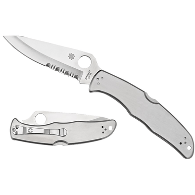 Spyderco C10PS Endura 4 3.85" Folding Plain Satin VG-10 Knife